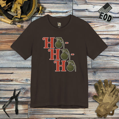 K-Factor Supply Co Ho-Ho-Ho T-Shirt Brown / S