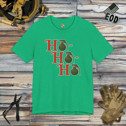 K-Factor Supply Co Ho-Ho-Ho T-Shirt Heather Kelly / S