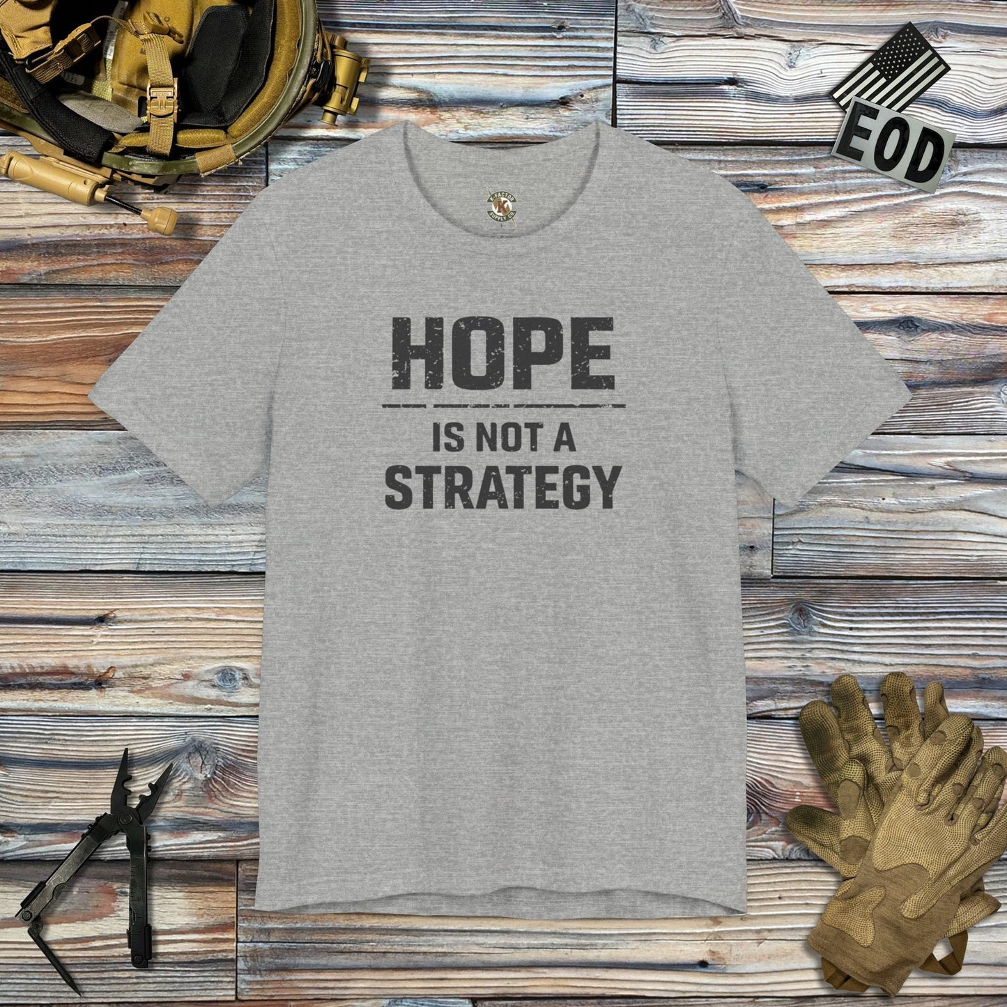 K-Factor Supply Co Hope T-Shirt Athletic Heather / S