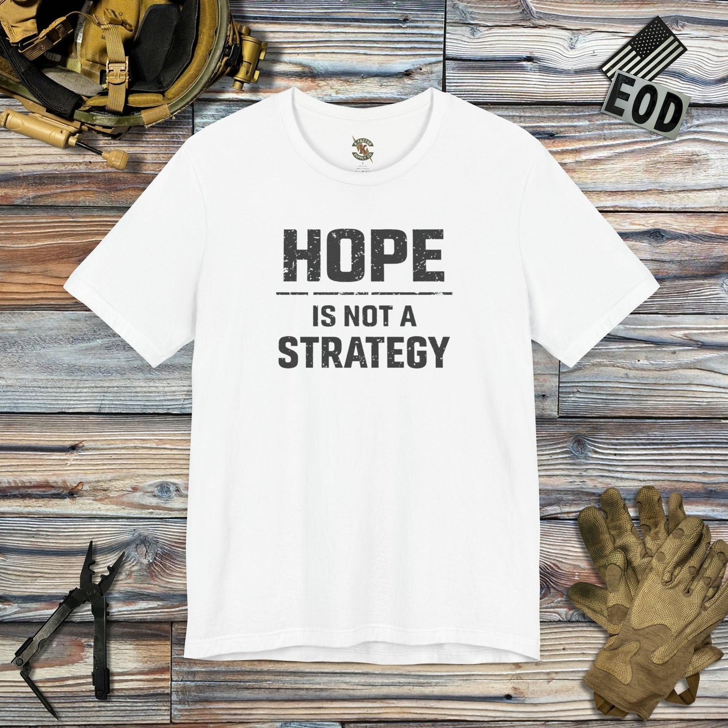 K-Factor Supply Co Hope T-Shirt White / S