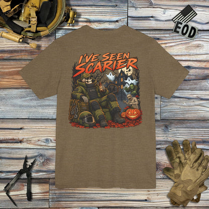 K-Factor Supply Co I've Seen Scarier - EOD (Back Print) T-Shirt