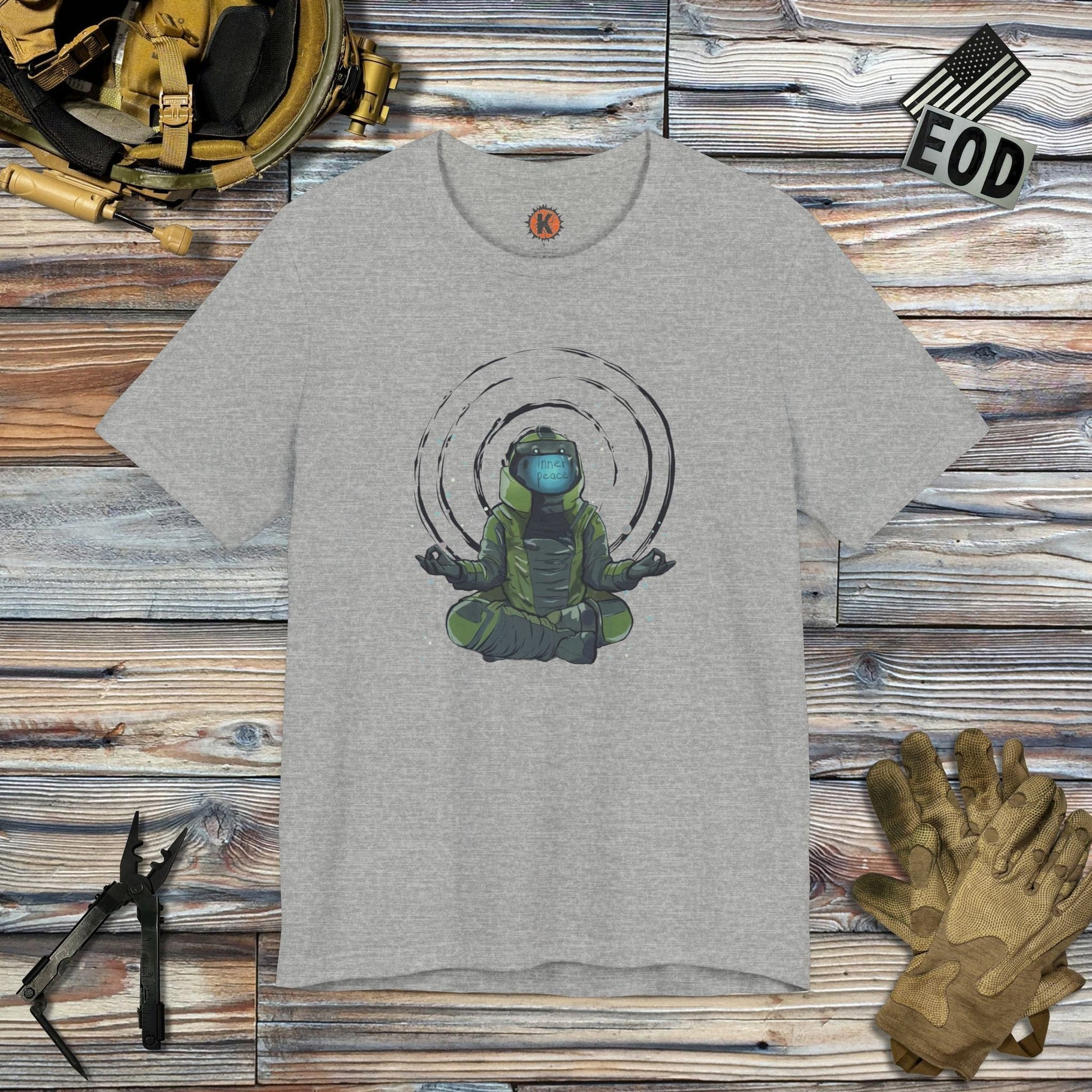 K-Factor Supply Co Inner Peace T-Shirt Athletic Heather / S