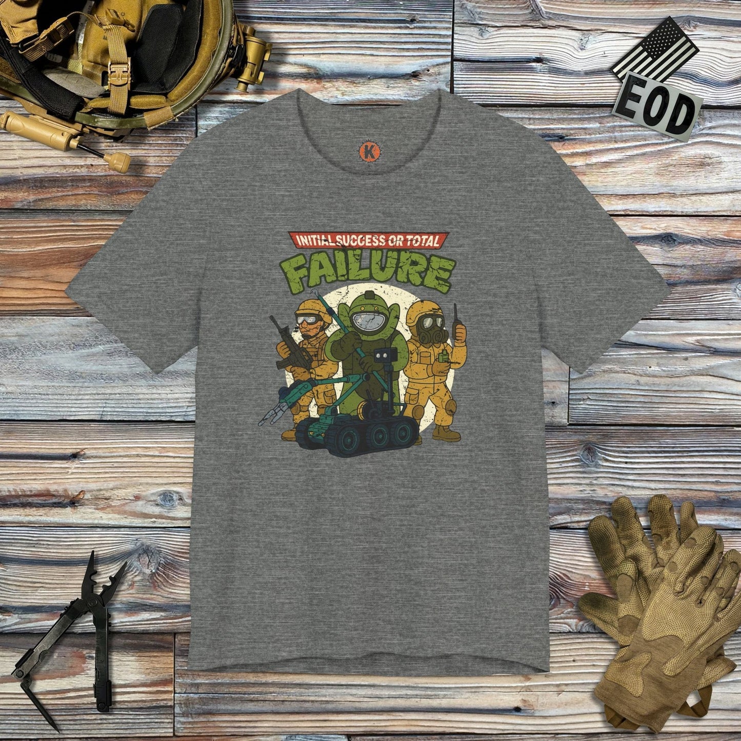 K-Factor Supply Co ISOTF - Full Spectrum Mutant T-Shirt Deep Heather / S