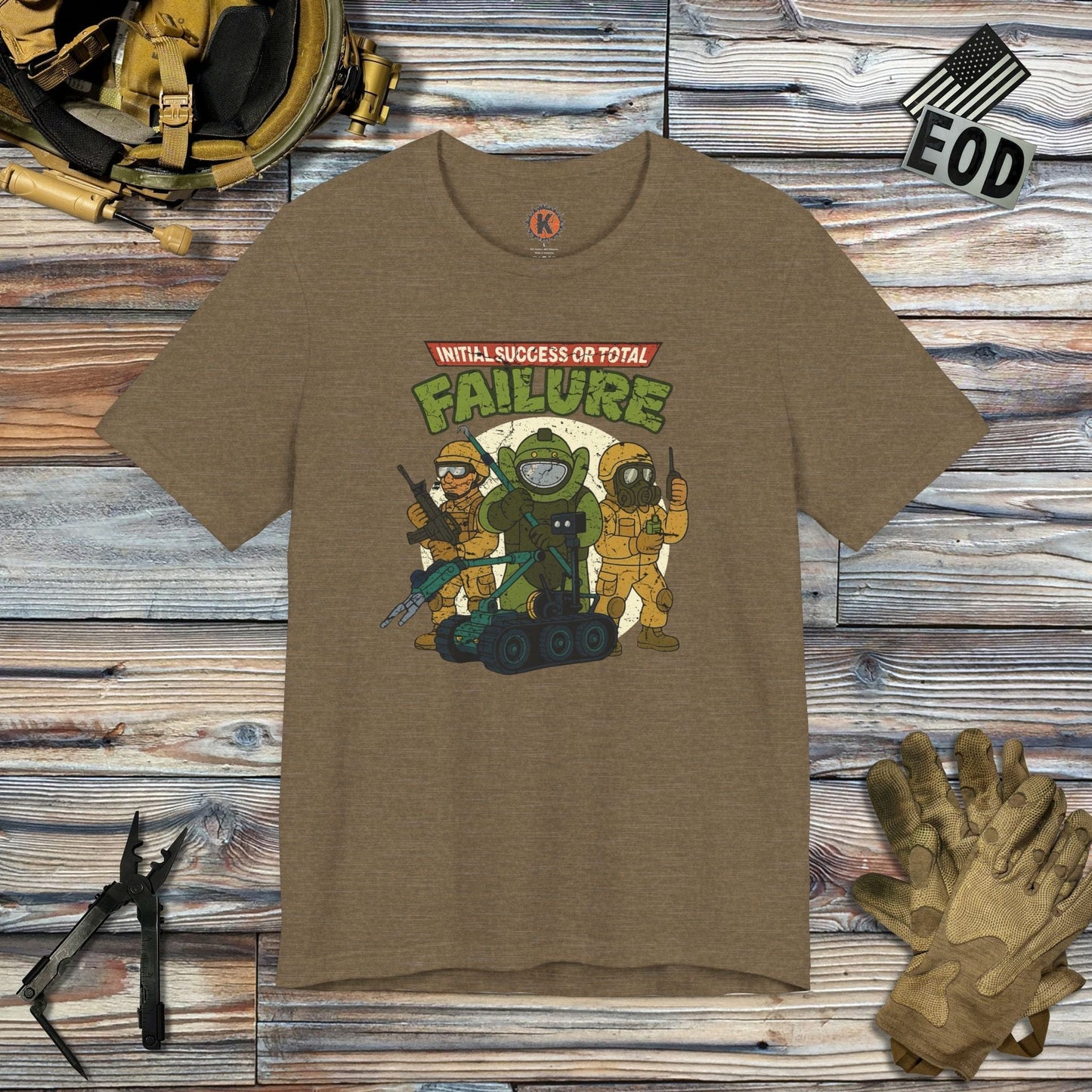 K-Factor Supply Co ISOTF - Full Spectrum Mutant T-Shirt Heather Olive / S