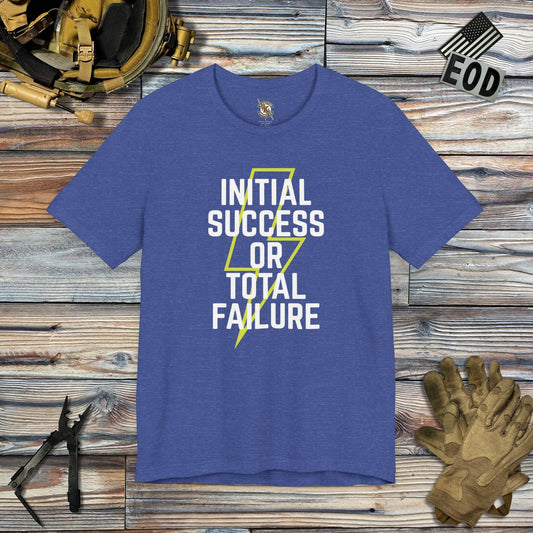 K-Factor Supply Co ISOTF Lightning Bolt T-Shirt Heather True Royal / S