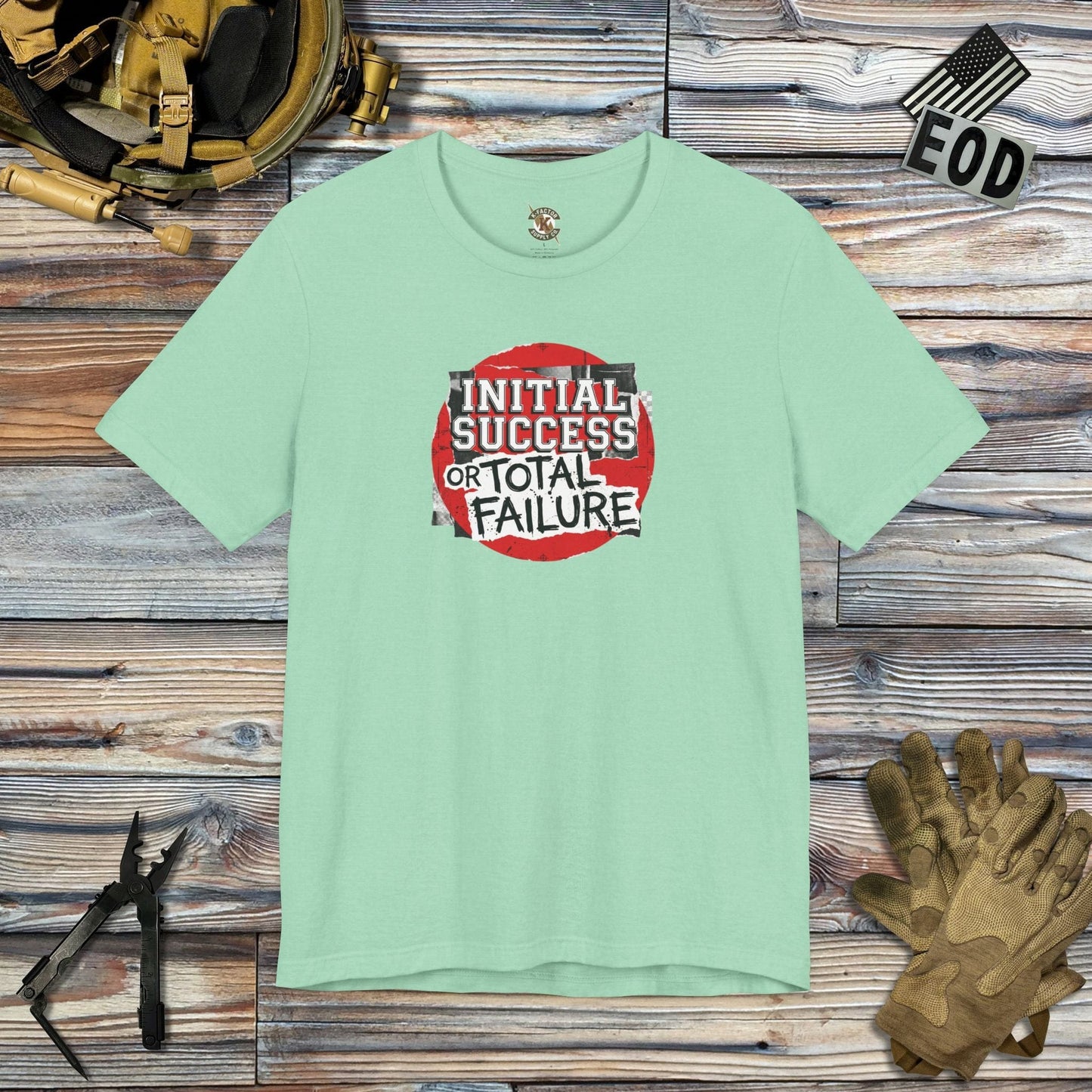 K-Factor Supply Co ISOTF Wild Thing T-Shirt Heather Mint / S