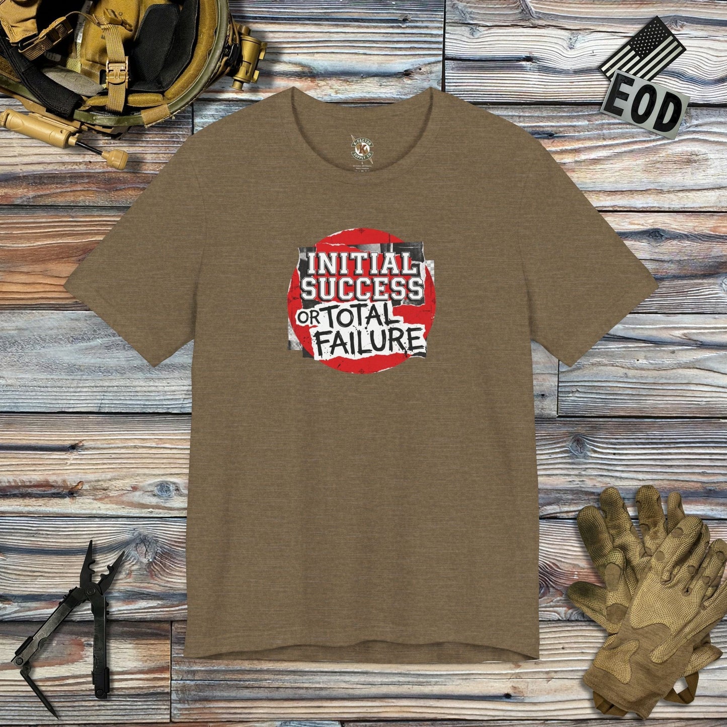 K-Factor Supply Co ISOTF Wild Thing T-Shirt Heather Olive / S