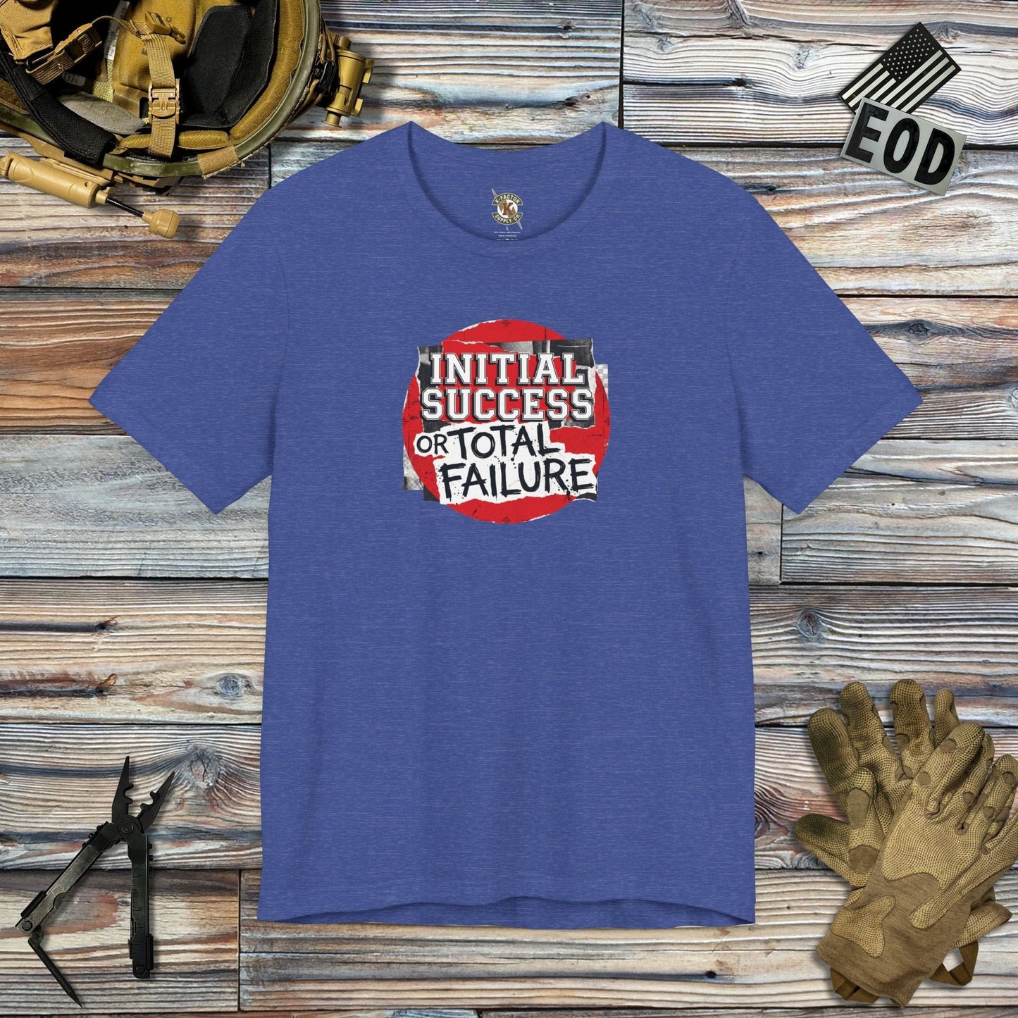 K-Factor Supply Co ISOTF Wild Thing T-Shirt Heather True Royal / S
