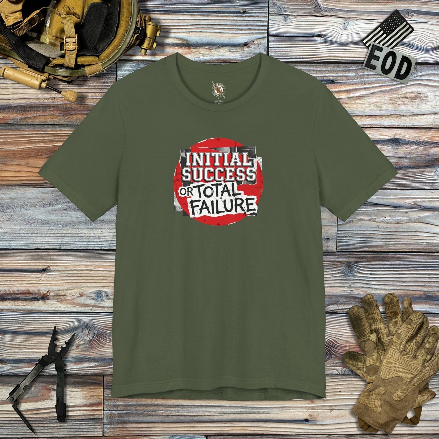 K-Factor Supply Co ISOTF Wild Thing T-Shirt Military Green / S