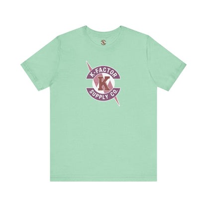 K-Factor Supply Co K-Factor Supply Flash Logo T-Shirt Heather Mint / S
