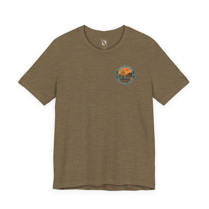 K-Factor Supply Co Kandahar Travel (Back Print) T-Shirt Heather Olive / S