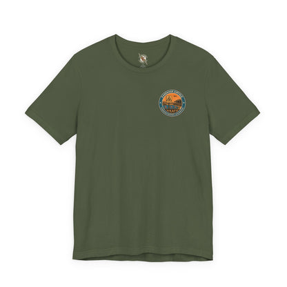K-Factor Supply Co Kandahar Travel (Back Print) T-Shirt Military Green / S