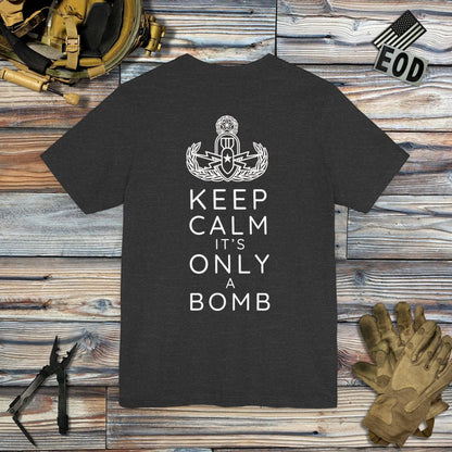 K-Factor Supply Co Keep Calm (Back Print) T-Shirt