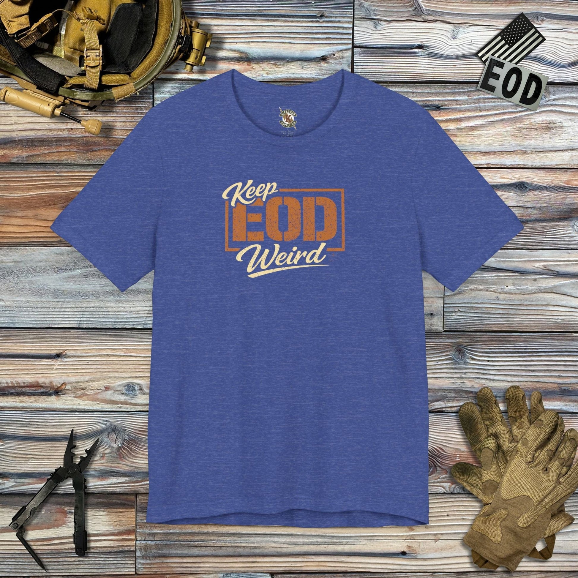 K-Factor Supply Co Keep EOD Weird T-Shirt