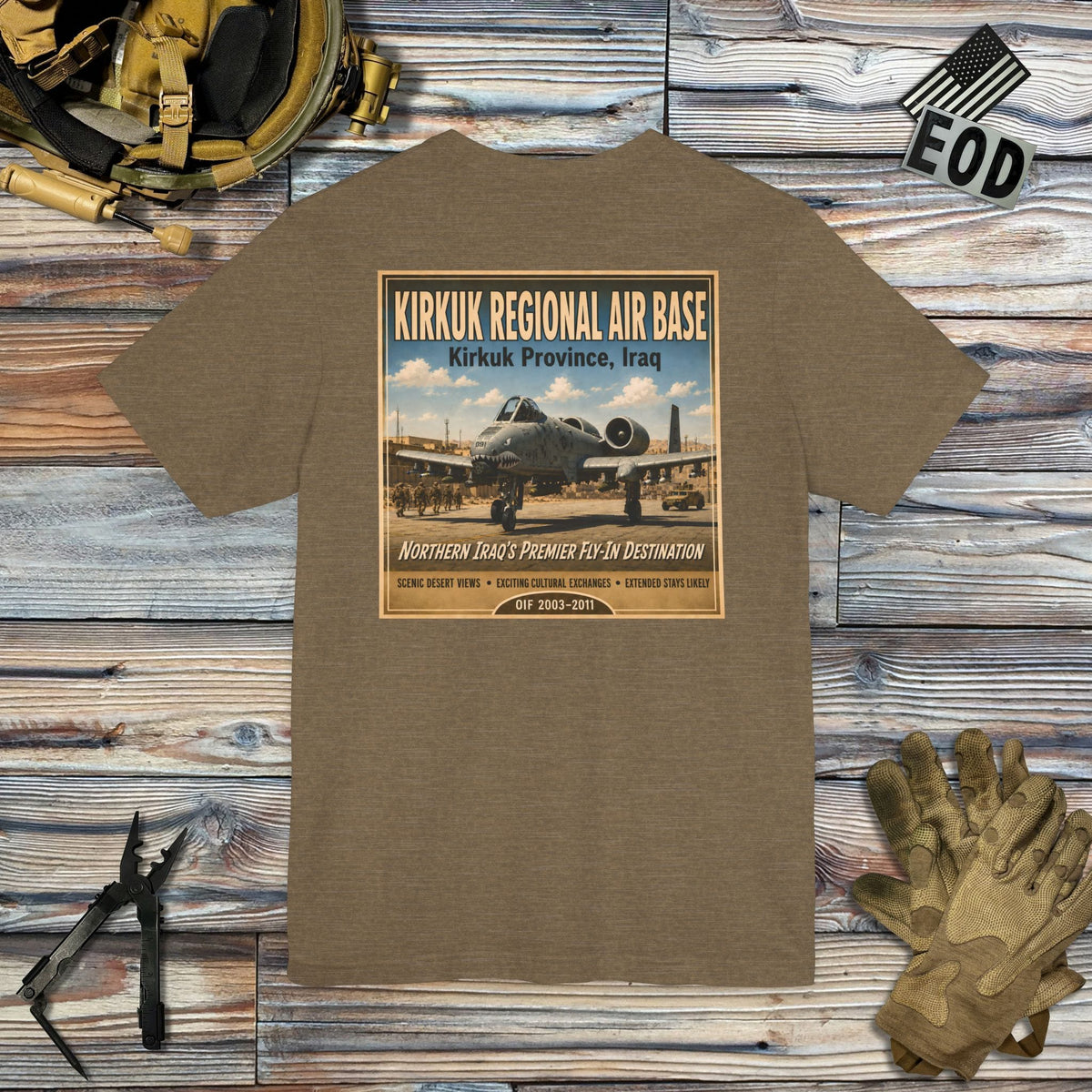 K-Factor Supply Co Kirkuk (KRAB) [Back Print] T-Shirt