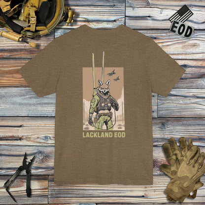 K-Factor Supply Co Lackland EOD Coyote Ugly T-Shirt Heather Olive / S