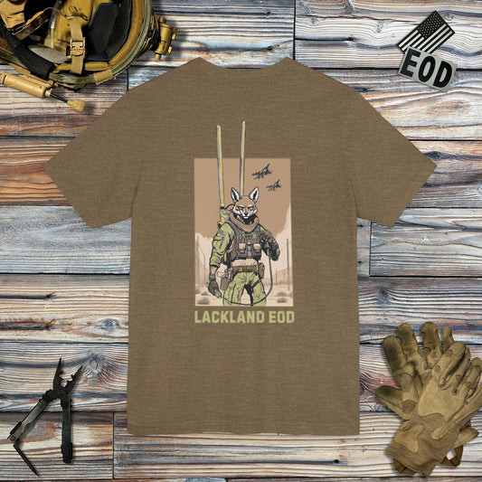 K-Factor Supply Co Lackland EOD Coyote Ugly T-Shirt Heather Olive / S