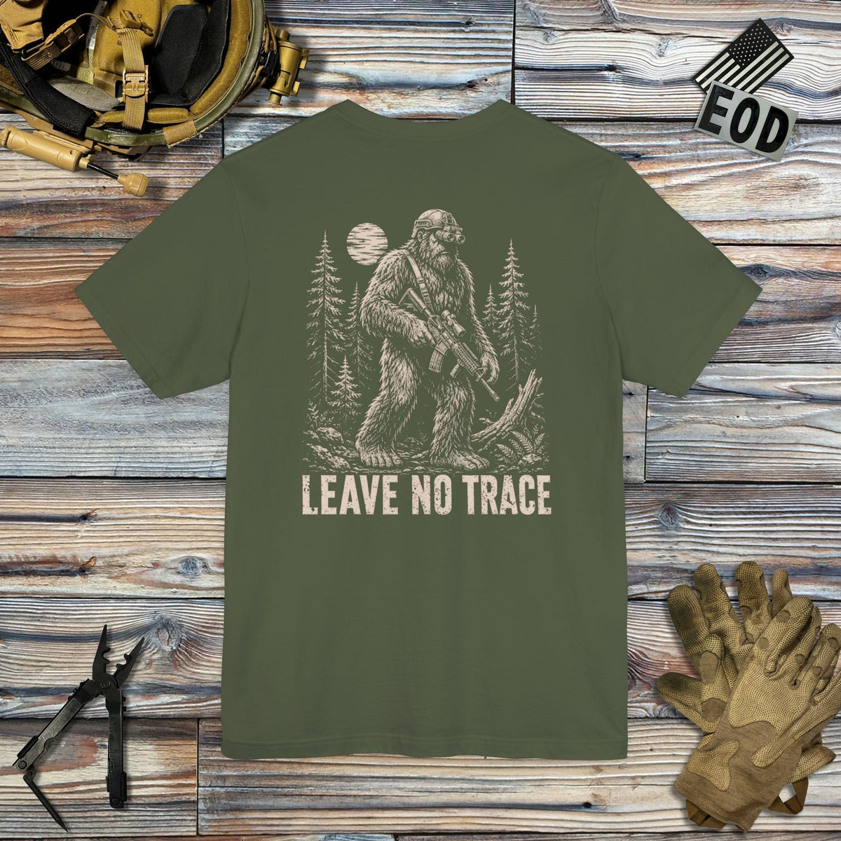 K-Factor Supply Co Leave No Trace (Back Print) T-Shirt