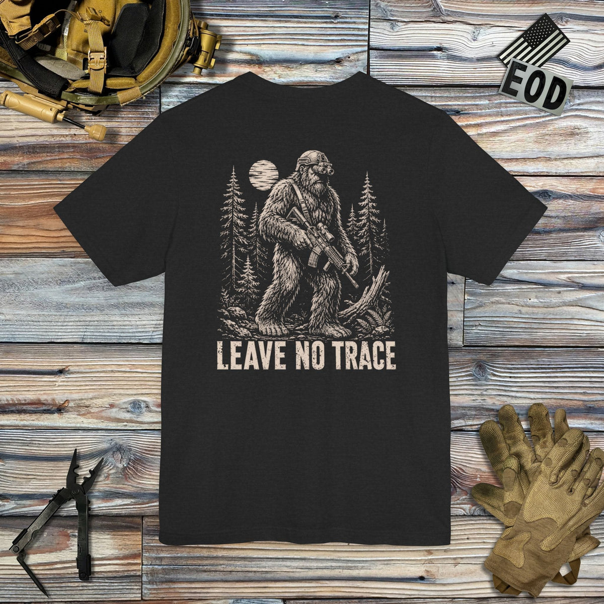 K-Factor Supply Co Leave No Trace (Back Print) T-Shirt