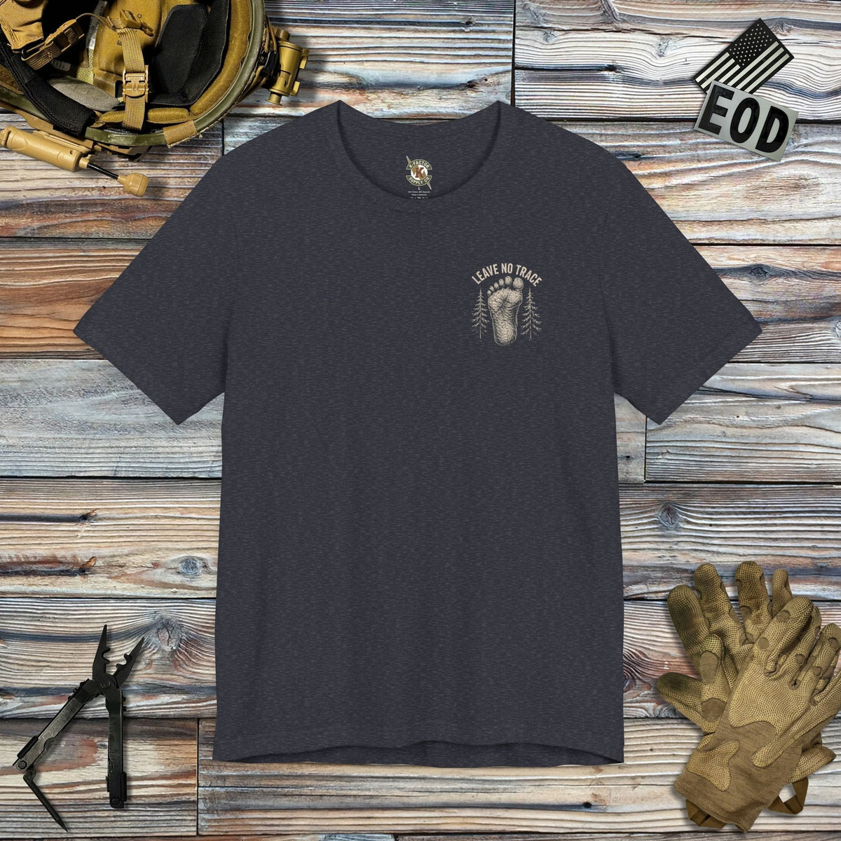 K-Factor Supply Co Leave No Trace (Back Print) T-Shirt