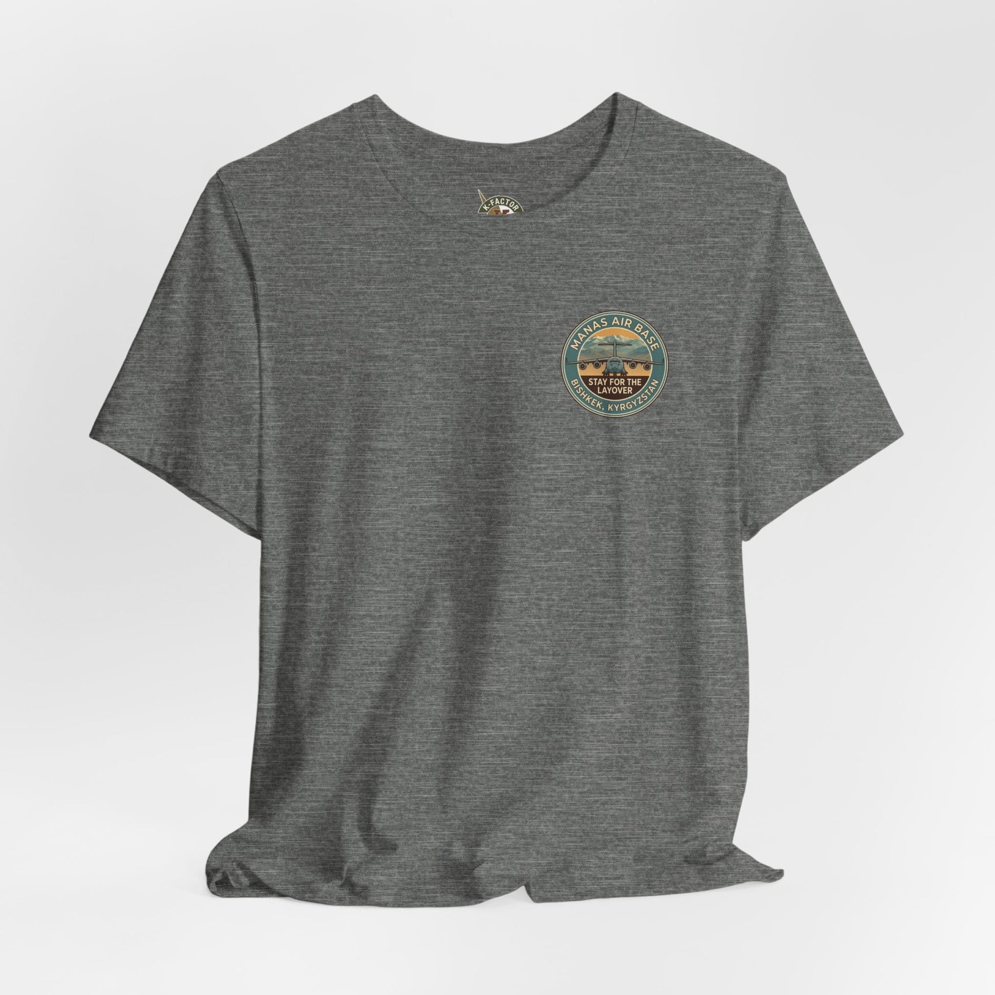 K-Factor Supply Co Manas Layover (Back Print) T-Shirt