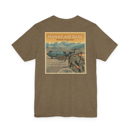 K-Factor Supply Co Manas Layover (Back Print) T-Shirt