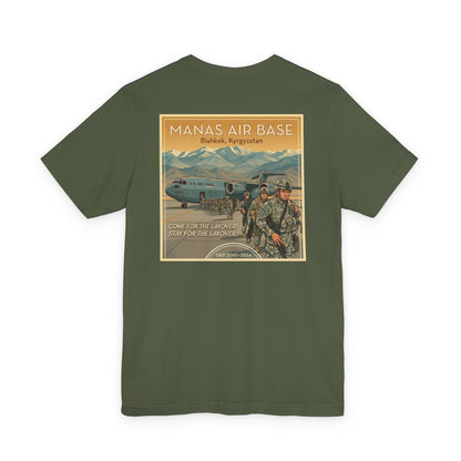K-Factor Supply Co Manas Layover (Back Print) T-Shirt