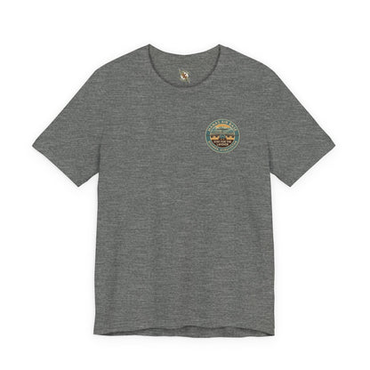 K-Factor Supply Co Manas Layover (Back Print) T-Shirt Deep Heather / M