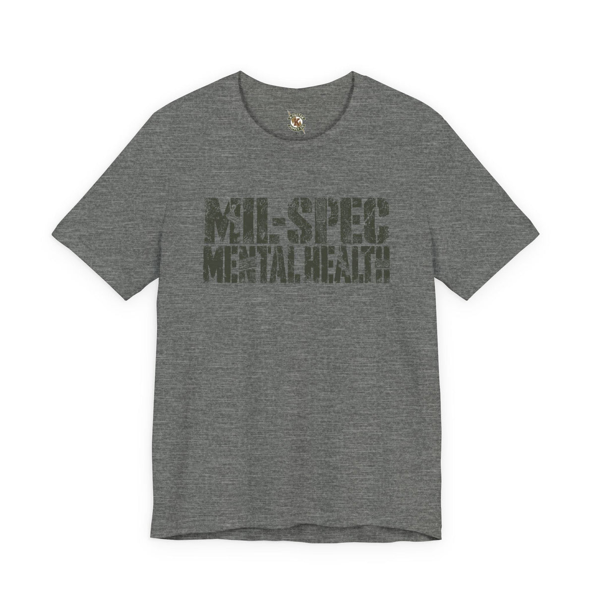 K-Factor Supply Co Mil-Spec Mental Health T-Shirt Deep Heather / S