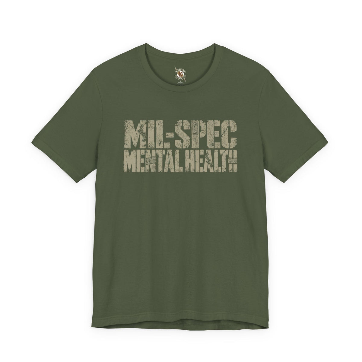 K-Factor Supply Co Mil-Spec Mental Health T-Shirt Military Green / S