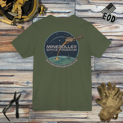 K-Factor Supply Co Mineroller Space Program (Back Print) T-Shirt