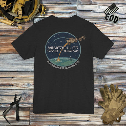 K-Factor Supply Co Mineroller Space Program (Back Print) T-Shirt