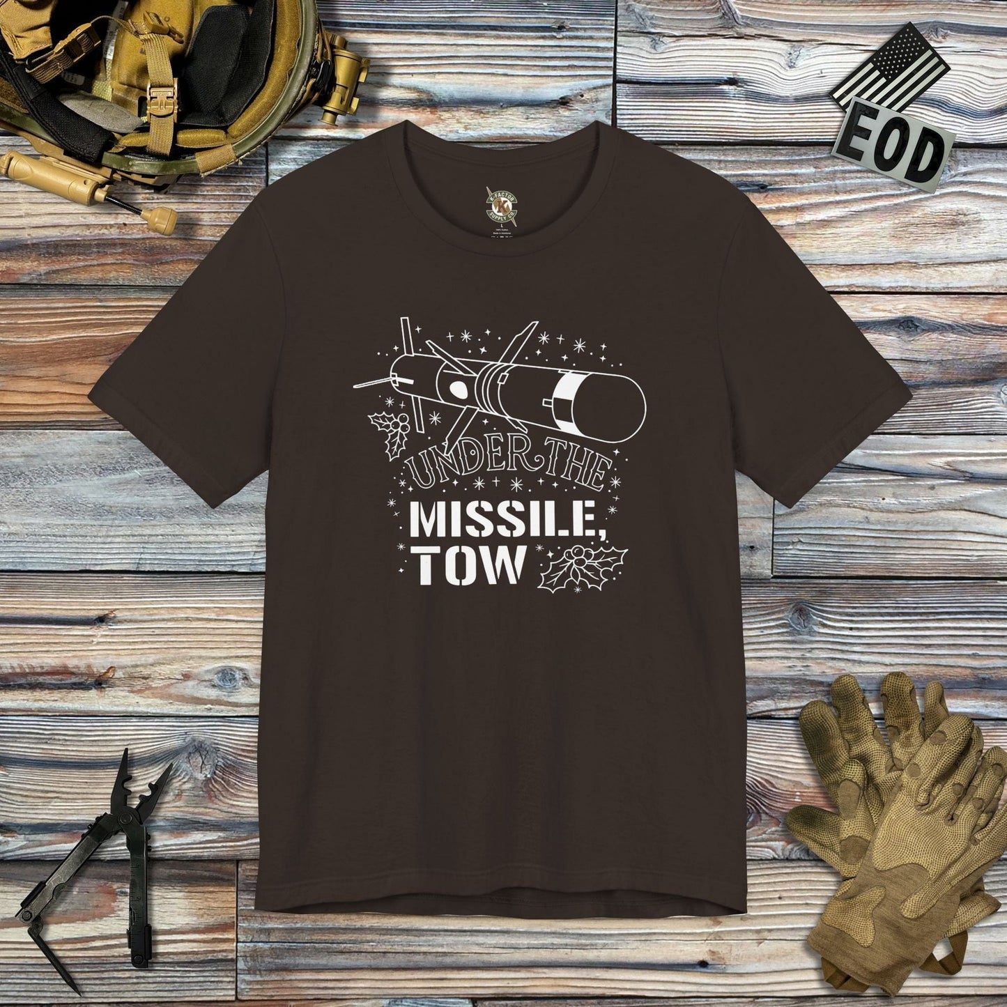 K-Factor Supply Co Missile TOW T-Shirt Brown / S