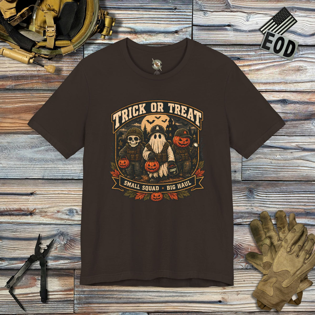 K-Factor Supply Co Monster Squad T-Shirt Brown / S