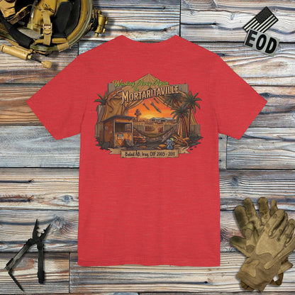 K-Factor Supply Co Mortaritaville (Back Print - Tropical Colors) T-Shirt