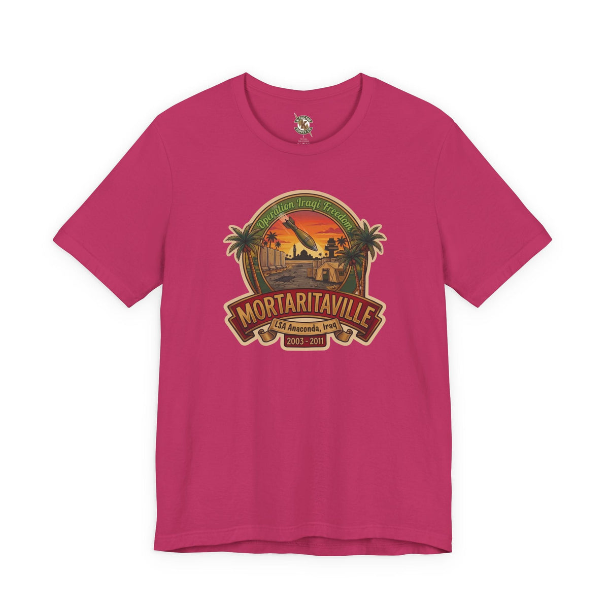 K-Factor Supply Co Mortaritaville Mk 1 Mod 1 [LSAA] (Tropical Colors) T-Shirt Berry / S