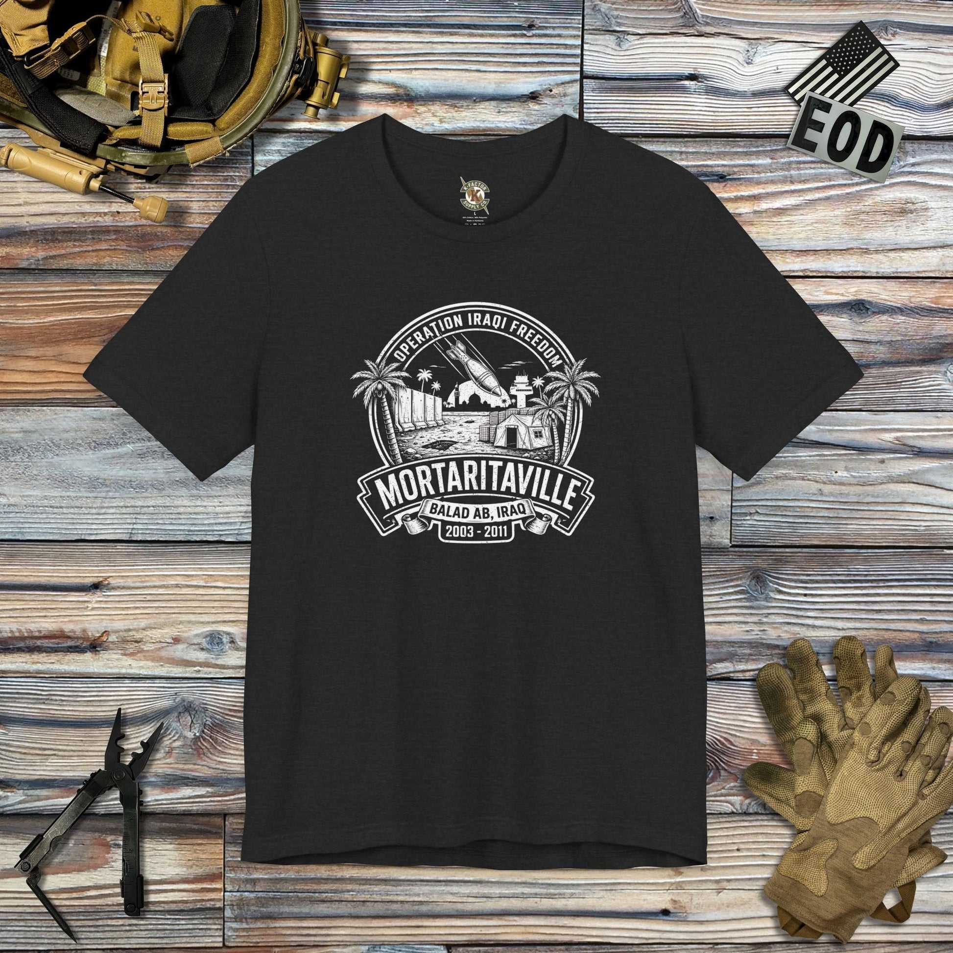 K-Factor Supply Co Mortaritaville Mk 2 T-Shirt Solid Black Blend / S