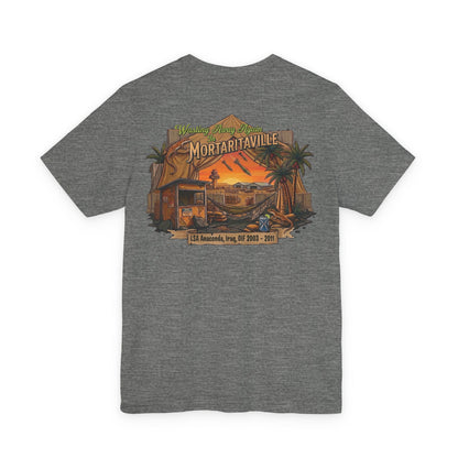 K-Factor Supply Co Mortaritaville Mod 1 [LSAA] (Back Print - Classic Colors) T-Shirt