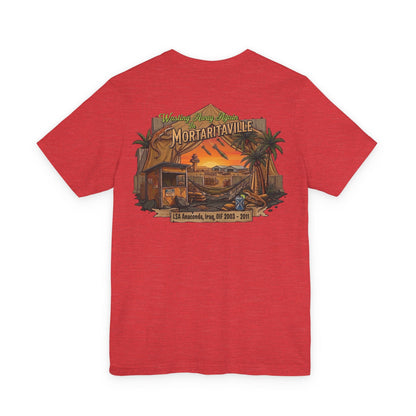 K-Factor Supply Co Mortaritaville [Mod 1 - LSAA] (Back Print - Tropical Colors) T-Shirt