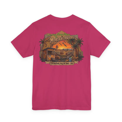K-Factor Supply Co Mortaritaville [Mod 1 - LSAA] (Back Print - Tropical Colors) T-Shirt