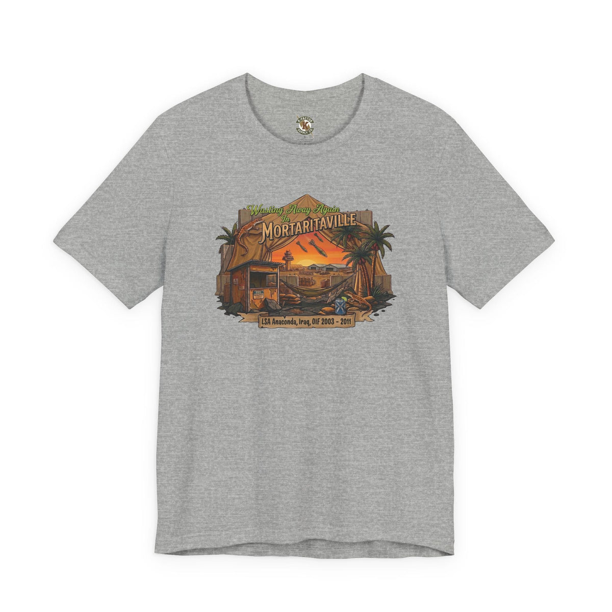 K-Factor Supply Co Mortaritaville - Wasting Away (Mod 1 - LSAA) [Tropical Colors] T-Shirt Athletic Heather / S