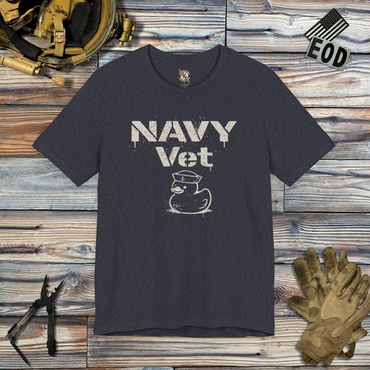 K-Factor Supply Co Navy Vet Mk 1 Mod 1 T-Shirt Heather Navy / S