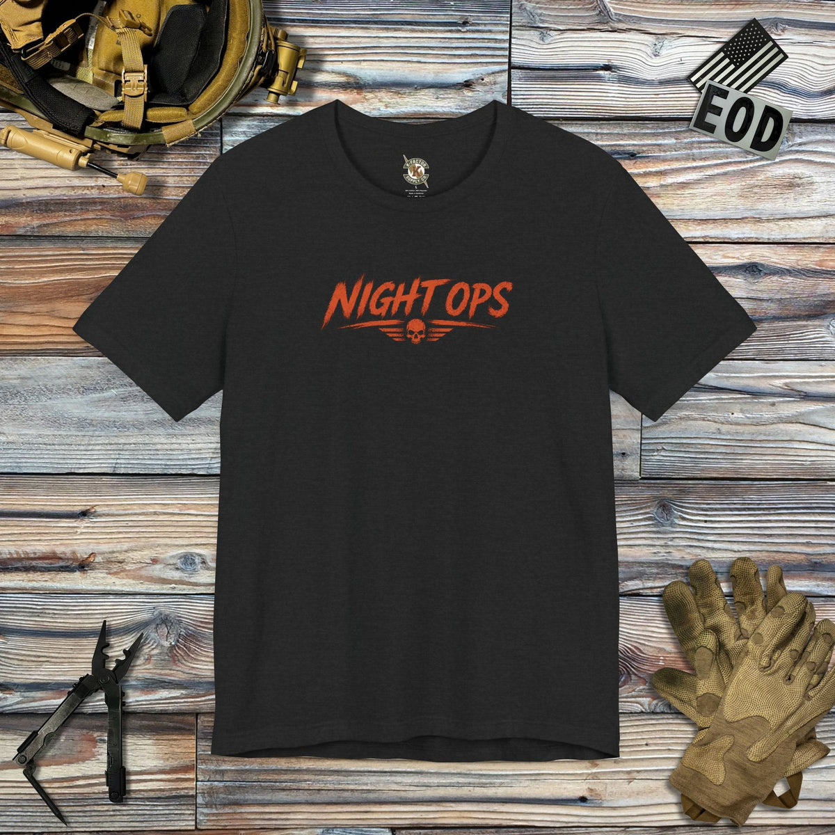 K-Factor Supply Co Night Ops (Back Print) T-Shirt
