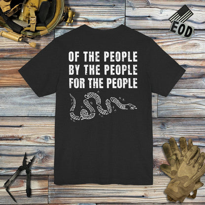 K-Factor Supply Co Of, By, and For the People (Back Print) T-Shirt