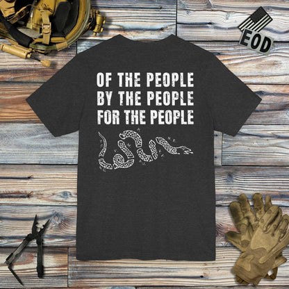K-Factor Supply Co Of, By, and For the People (Back Print) T-Shirt
