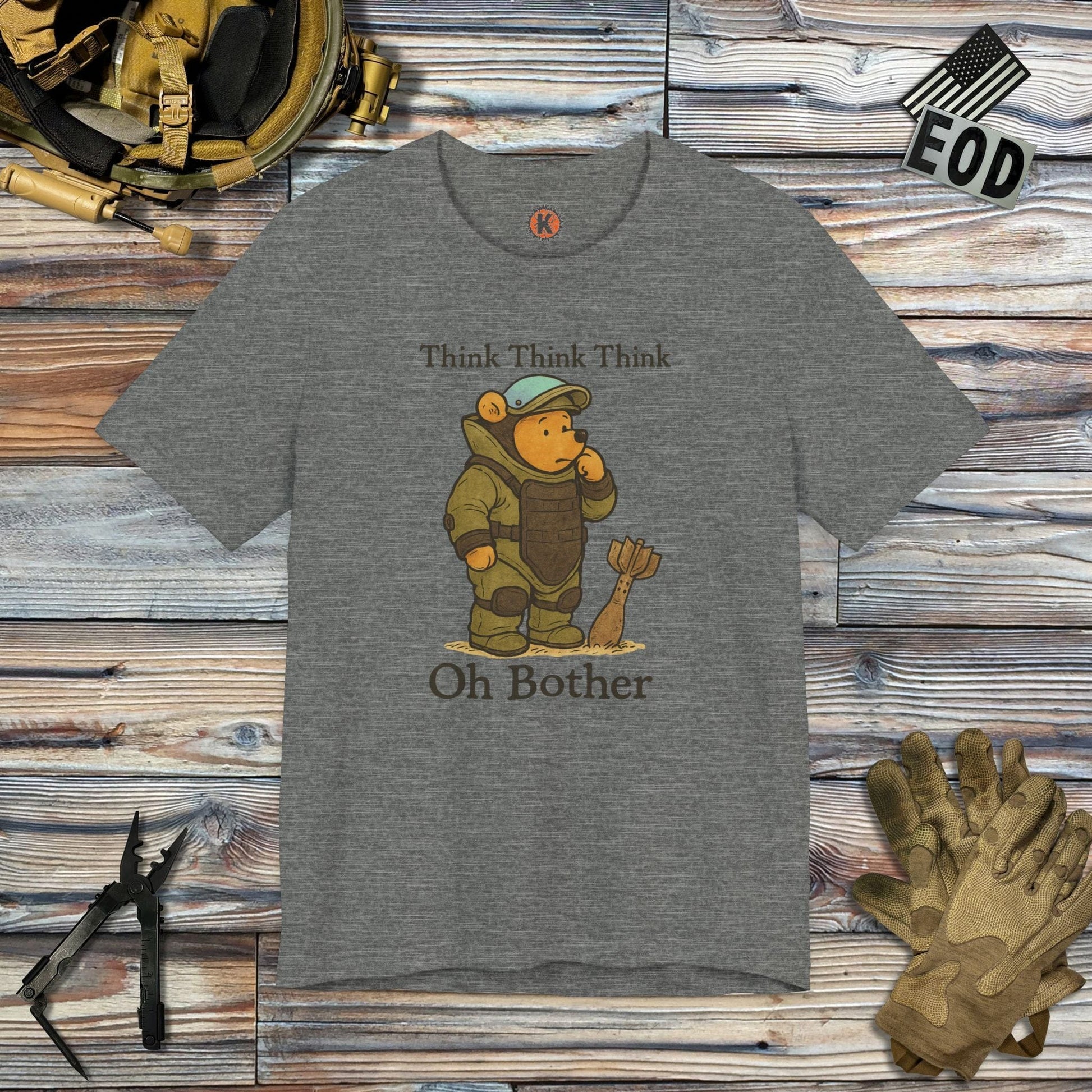 K-Factor Supply Co Oh Bother T-Shirt Deep Heather / S