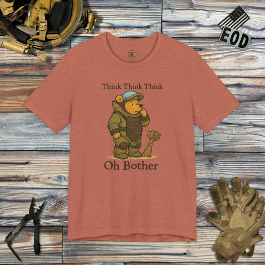 K-Factor Supply Co Oh Bother T-Shirt Heather Clay / S