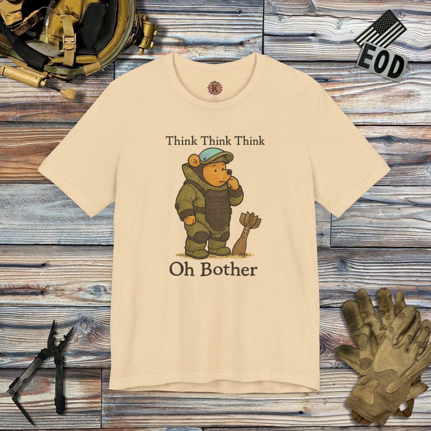 K-Factor Supply Co Oh Bother T-Shirt Soft Cream / S