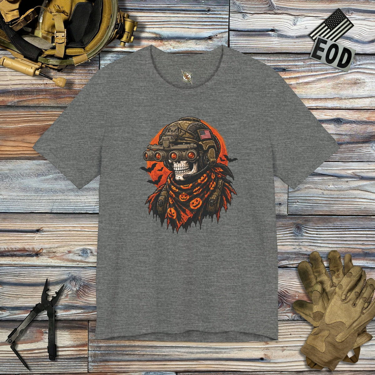 K-Factor Supply Co Old Four-Eyes T-Shirt Deep Heather / S