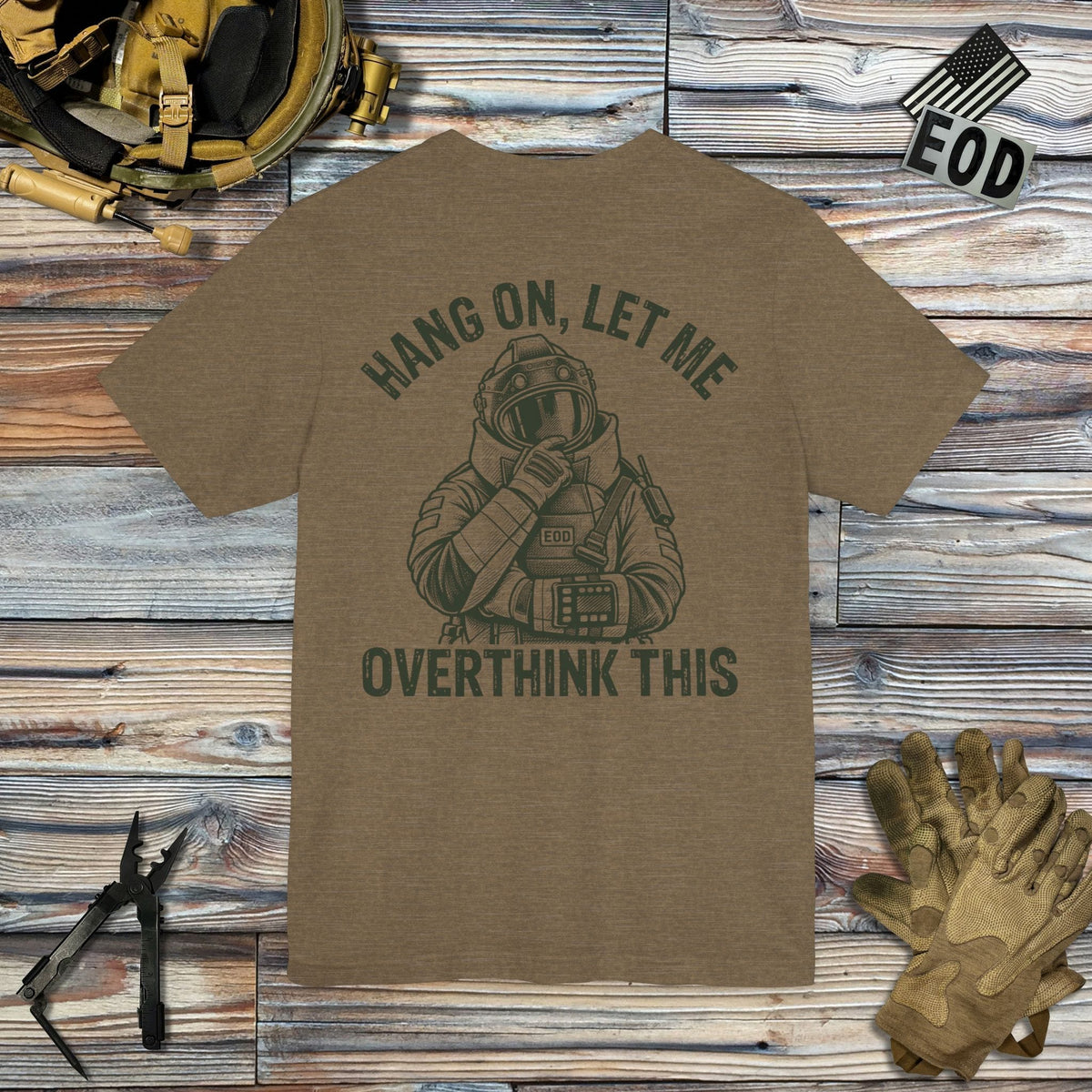 K-Factor Supply Co Overthinking It (Back Print) T-Shirt
